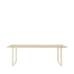 70/70 dining table 225x90 cm, Solid oak-Sand