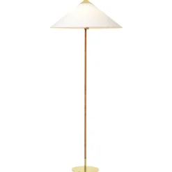 9602 floor lamp, Brass-canvas