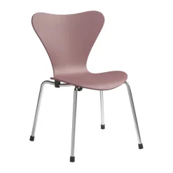 3177 Series 7 children's chair, Wild rose painted ash-chrome