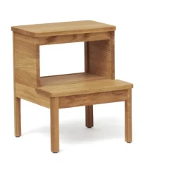 A line step stool, Oak