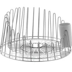 A Tempo dish rack, stainless steel