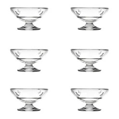 Abeille glass bowl on foot 20 cl 6-pack, Clear
