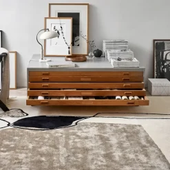 Abstract rug 200x300 cm, Ivory