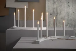 Accent advent candle, grey