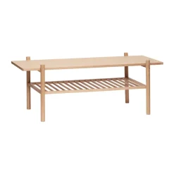 Acorn coffee table rectangular, Oak