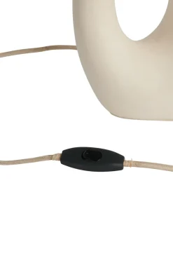 Ada lamp base 38 cm, White-ivory