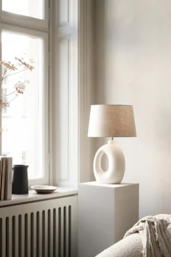 Ada lamp base 38 cm, White-ivory