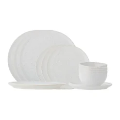 Addison dinnerware set 12 pieces, White