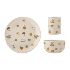 Agnes children's dinnerware 3 pieces, White