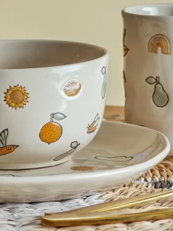 Agnes children's dinnerware 3 pieces, White