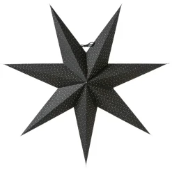 Aino Christmas star black, 60 cm