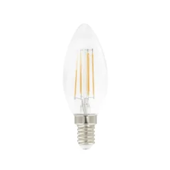 Airam Filament LED candle light source, Clear, with memory e14, 5w