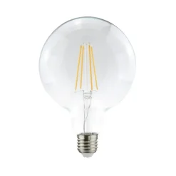 Airam Filament LED 3-step dimming globe light source, Clear, with memory, 125mm e27, 7w
