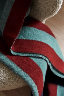Aisles wool blanket 130x180 cm, Green