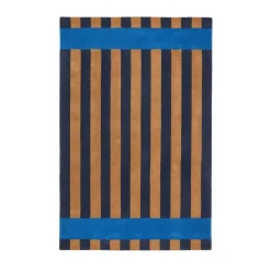 Aisles wool carpet, Blue, 170x240 cm