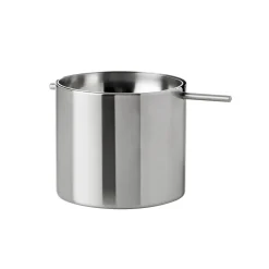 AJ cylinda-line ash tray small, Stainless steel