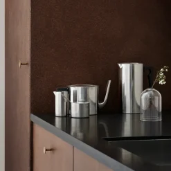 AJ cylinda-line coffee press kaffe 1 l, Stainless steel