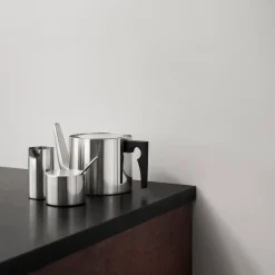 AJ cylinda-line teapot, stainless steel