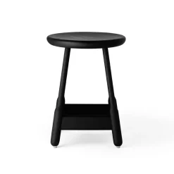 Albert barstool 50 cm, Dark stained oak