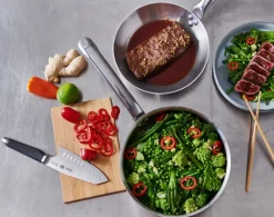 Alchimy sauté pan stainless steel, Ø24 cm