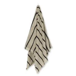 Alee towel 70x140 cm, Sand-black