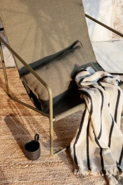 Alee towel 70x140 cm, Sand-black