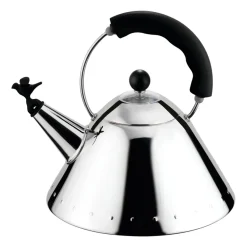 Alessi 9093 kettle, Black-bird