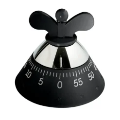 Alessi kitchen timer, black