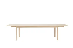 Alfred dining table 90x220 cm, White pigmented oak