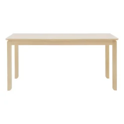 Alfred dining table 90x160 cm, White pigmented oak