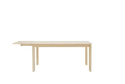 Alfred dining table 90x160 cm, White pigmented oak