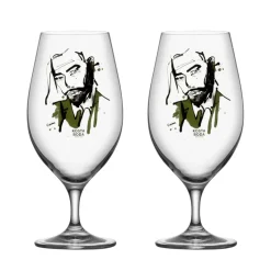 All about you beer glass 40 cl 2-pack, Want him (green)