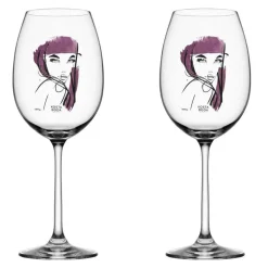 All about you wine glass 52 cl 2 pack, red