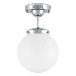 Alley ceiling lamp IP44, Chrome