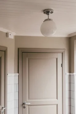 Alley ceiling lamp IP44, Chrome