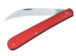 Alox foldable bread slicing knife 16 cm, Red
