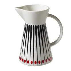 Amanda jug, white-tomato (red)