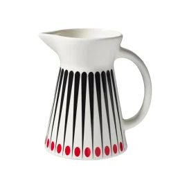 Amanda milk jug, white-tomato (red)