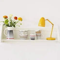 Amanda sugar bowl, white-tomato (red)