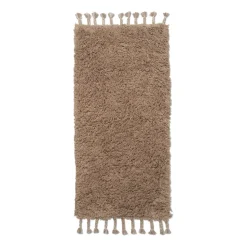 Amass long pile rug 70x140 cm, White Pepper