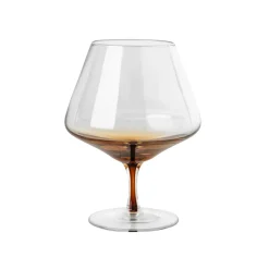 Amber cognac glass, 45 cl