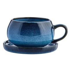 Amera cup and saucer, Blue