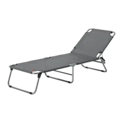 Amigo sun lounger, Dark grey