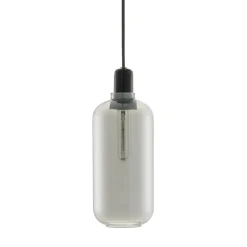 Amp lamp large, grey-black