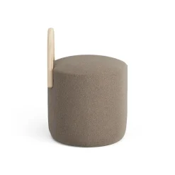 Amstelle pouf small oak natural lacquer, Main Line Flax 23
