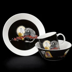 Ancestor Moomin bowl, black