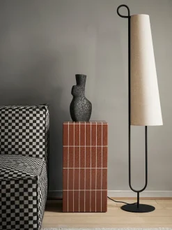 Ancora floor lamp, Black-Natural