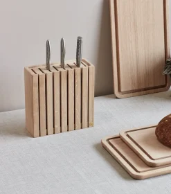 Andersen knife block, Oak