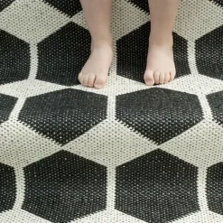 Anna rug black, 70x140 cm
