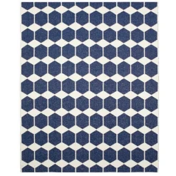 Anna rug midnight blue large, 150x200 cm